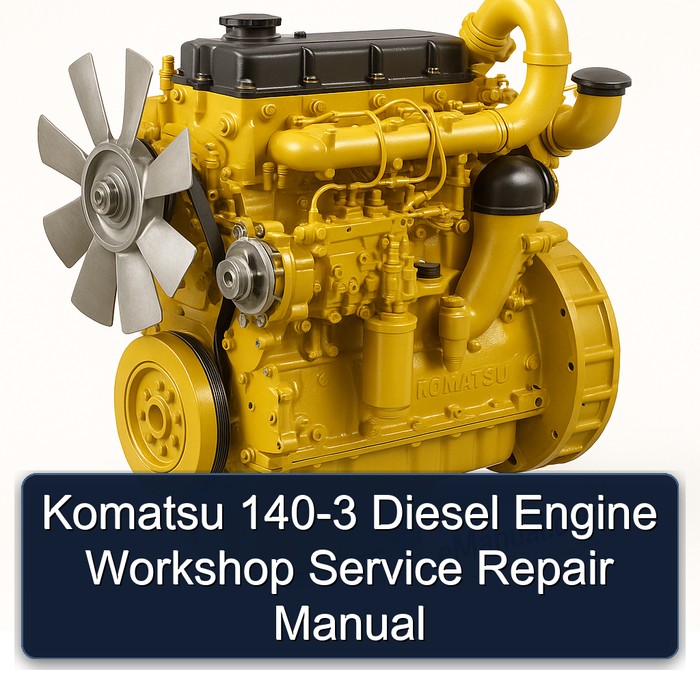 Komatsu 140-3 Diesel Engine Workshop Service Repair Manual