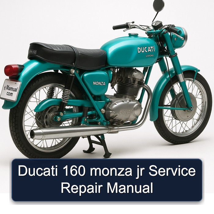Ducati 160 monza jr Service Repair Manual