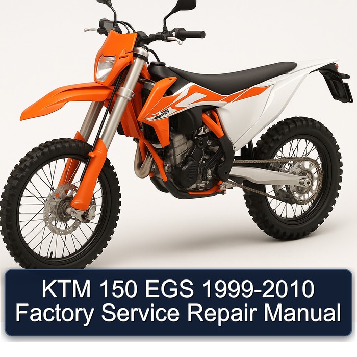 KTM 150 EGS 1999-2010 Factory Service Repair Manual