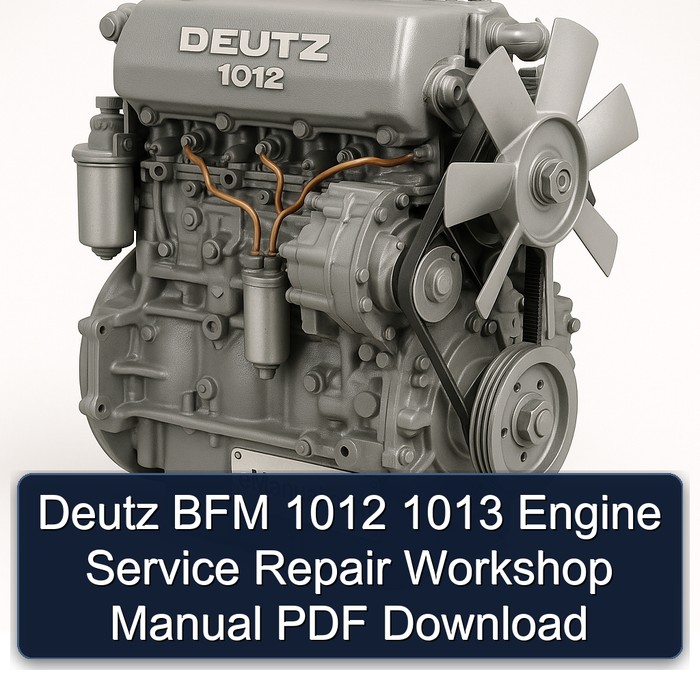Deutz BFM 1012 1013 Engine Service Repair Workshop Manual PDF Download
