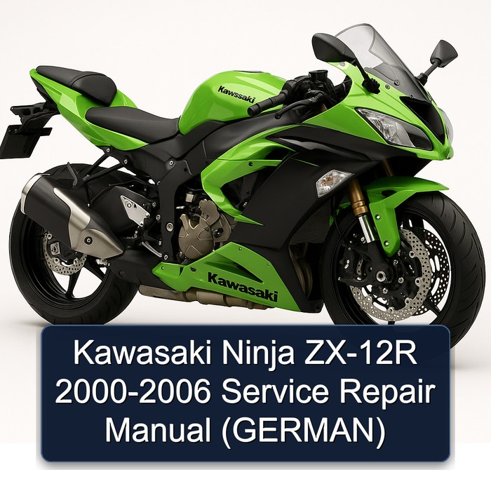 Kawasaki Ninja ZX-12R 2000-2006 Service Repair Manual (GERMAN)