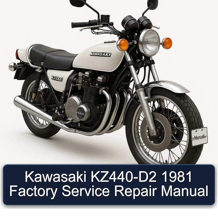Kawasaki KZ440-D2 1981 Factory Service Repair Manual