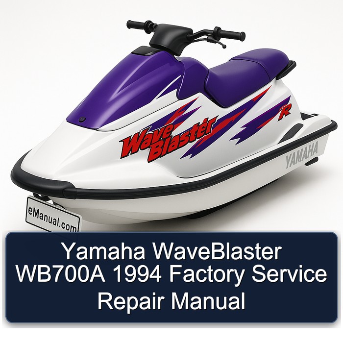 Yamaha WaveBlaster WB700A 1994 Factory Service Repair Manual