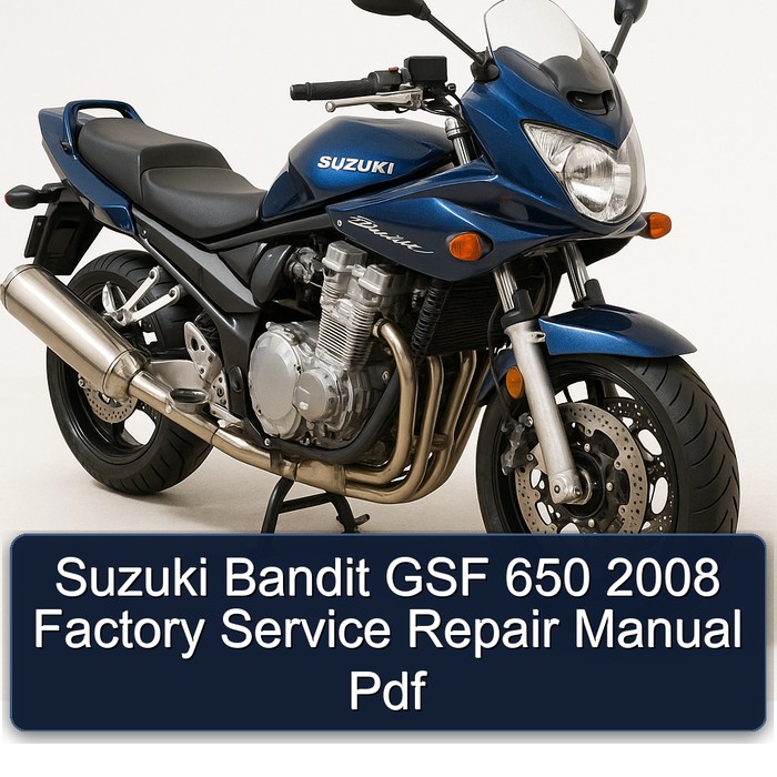 Suzuki Bandit GSF 650 2008 Factory Service Repair Manual Pdf