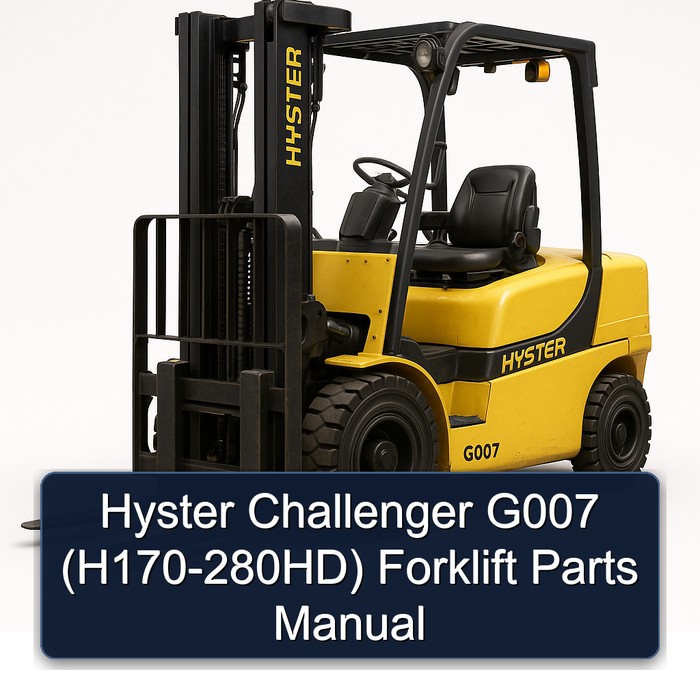 Hyster Challenger G007 (H170-280HD) Forklift Parts Manual