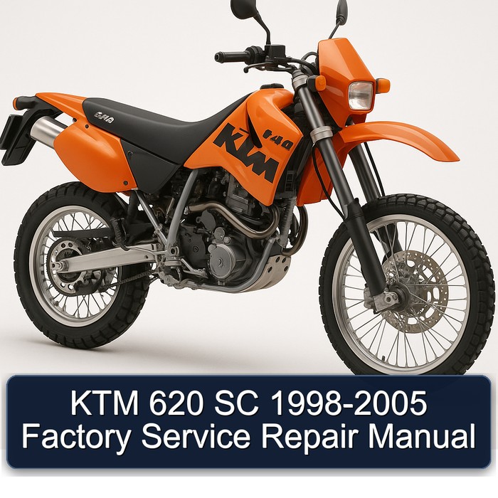 KTM 620 SC 1998-2005 Factory Service Repair Manual
