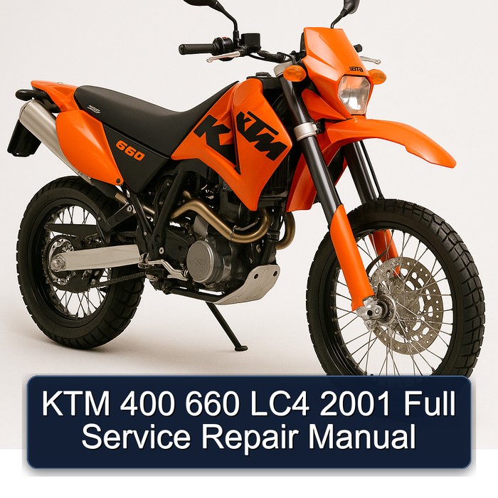 KTM 400 660 LC4 2001 Full Service Repair Manual