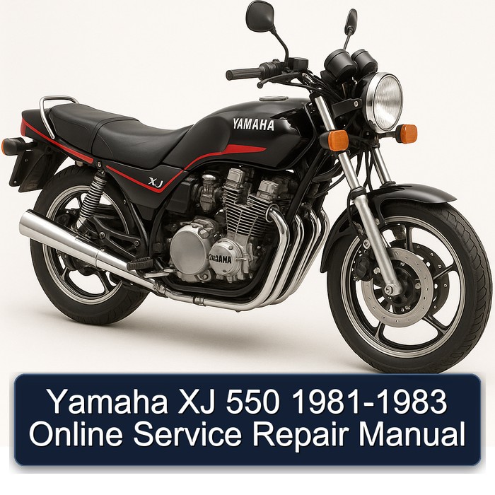 Yamaha XJ 550 1981-1983 Online Service Repair Manual