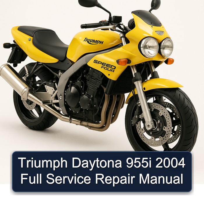 Triumph Daytona 955i 2004 Full Manual de servicio y reparación