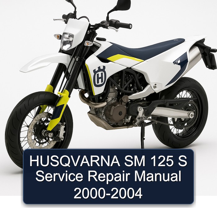 HUSQVARNA SM 125 S Service Repair Manual 2000-2004
