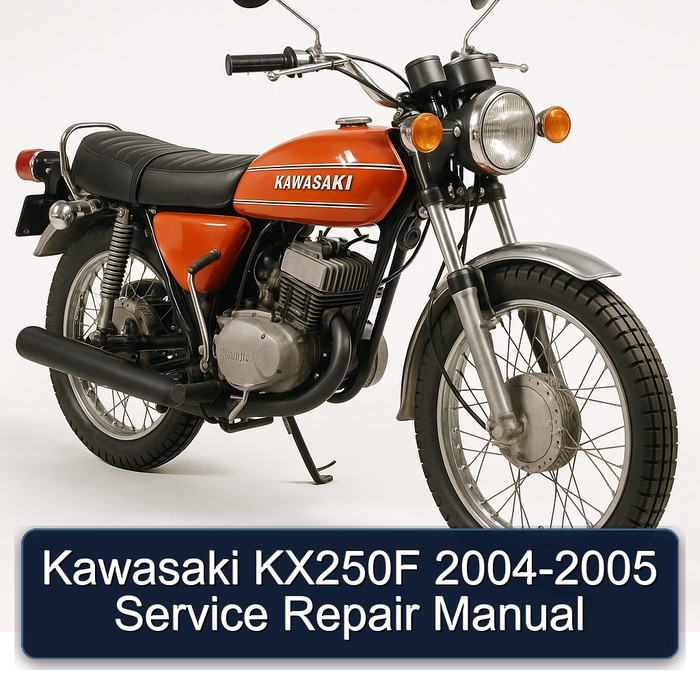 Kawasaki KX250F 2004-2005 Service Repair Manual