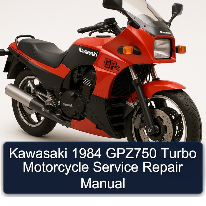 Kawasaki 1984 GPZ750 Turbo Motorcycle Service Repair Manual