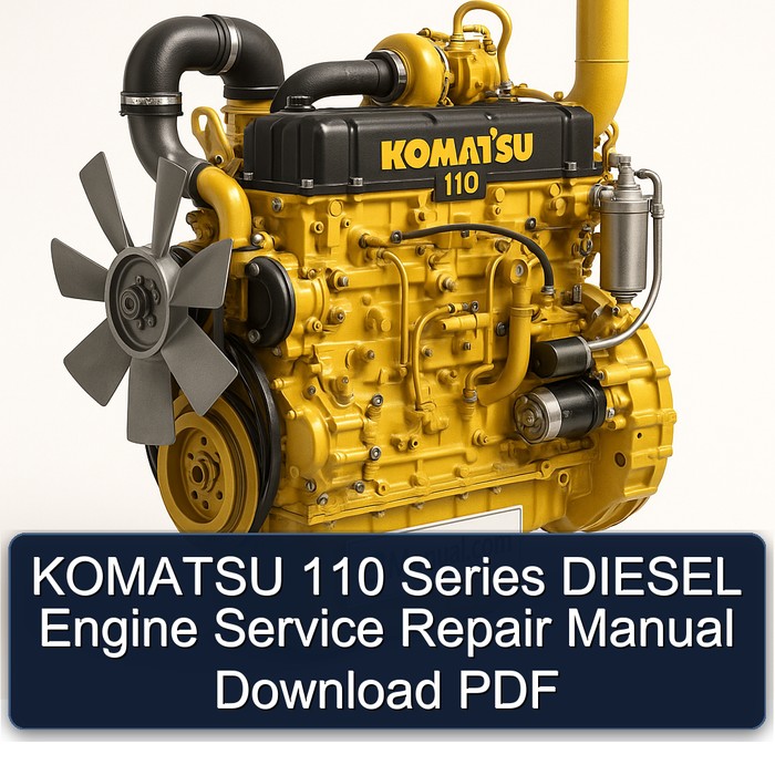 KOMATSU 110 Series DIESEL Engine Service Repair Manual Download PDF