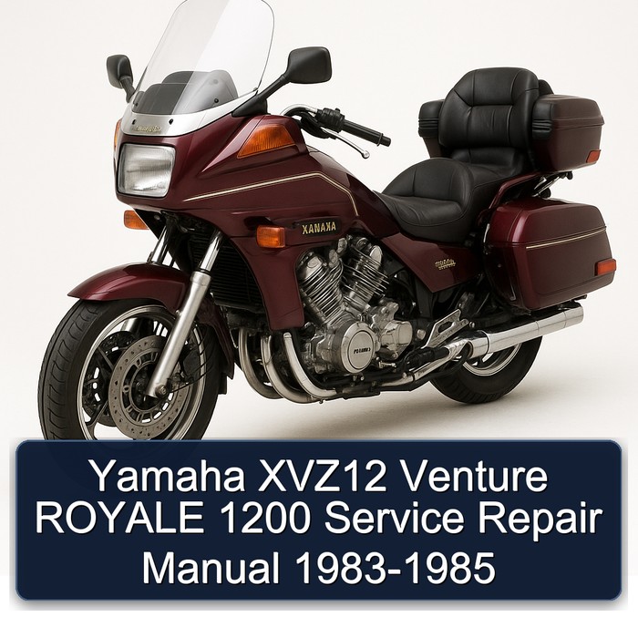 Yamaha XVZ12 Venture ROYALE 1200 Service Repair Manual 1983-1985