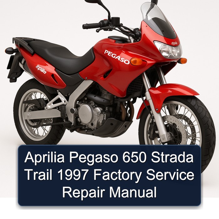 Aprilia Pegaso 650 Strada Trail 1997 Factory Service Repair Manual
