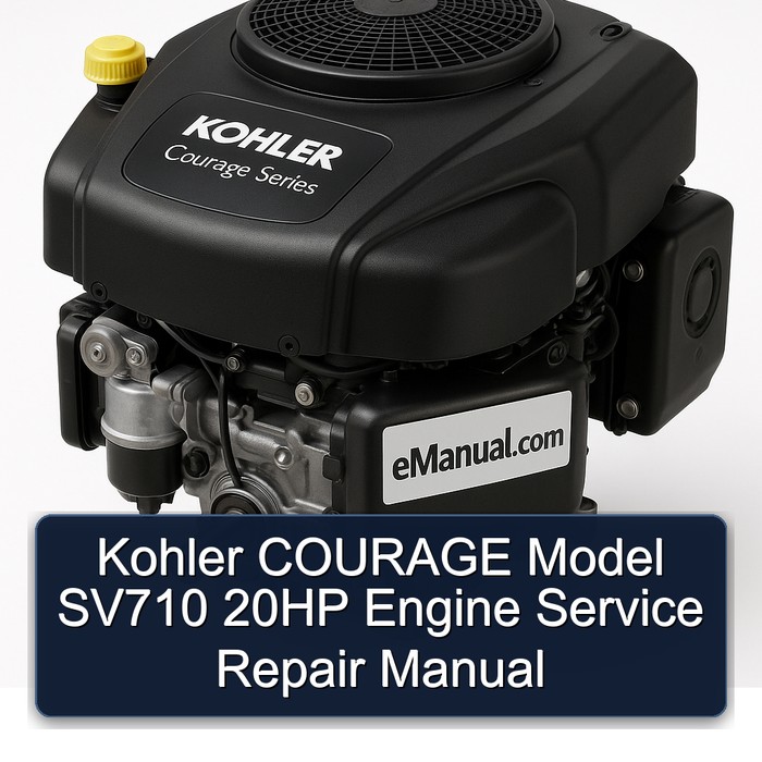 Kohler COURAGE Model SV710 20HP Engine Service Repair Manual
