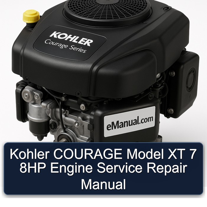 Kohler COURAGE Model XT 7 8HP Engine Service Repair Manual