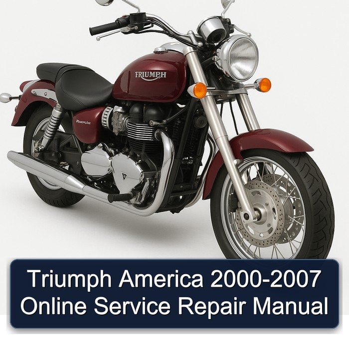 Triumph America 2000-2007 Online Manual de servicio y reparación