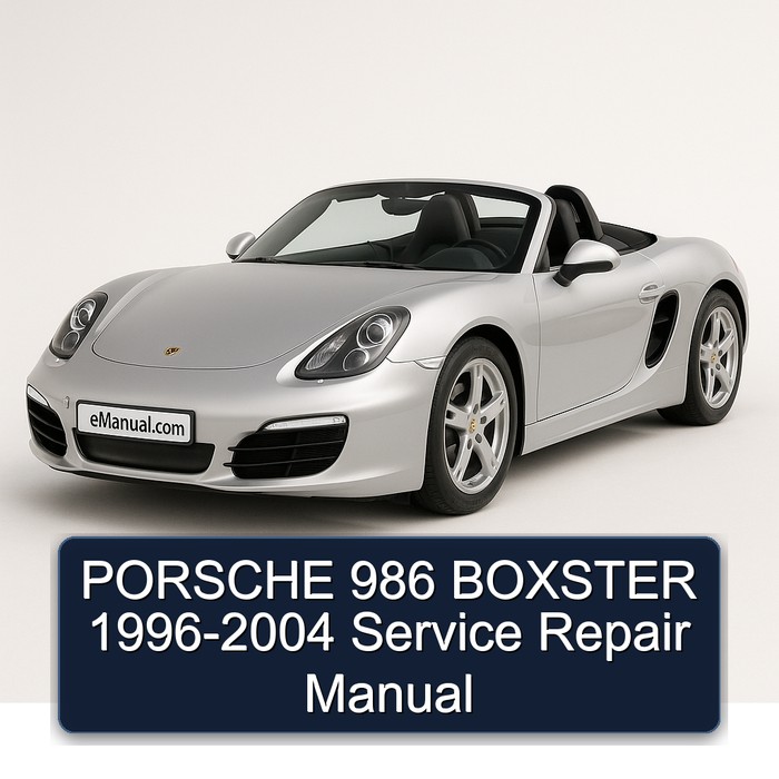 PORSCHE 986 BOXSTER 1996-2004 Service Repair Manual