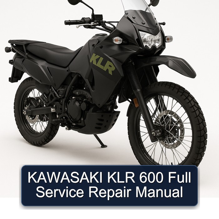 KAWASAKI KLR 600 Full Manual de servicio y reparación