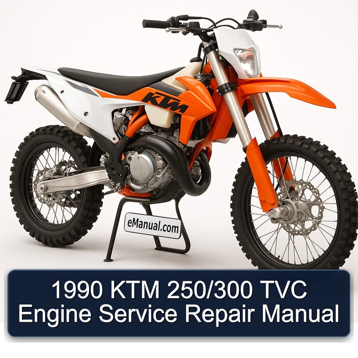 1990 KTM 250/300 TVC Engine Service Repair Manual